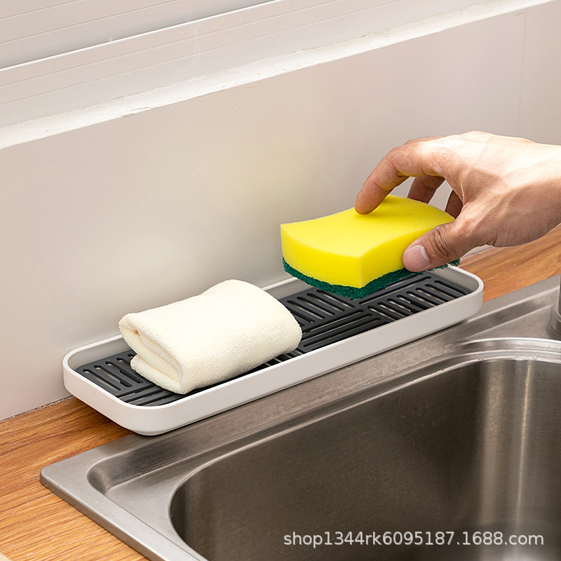 Kitchen Supplies Scavenging Cloth Dish Cloth Dish Cloth Brush Bowl Sponge Storage Rack Storage Artifact