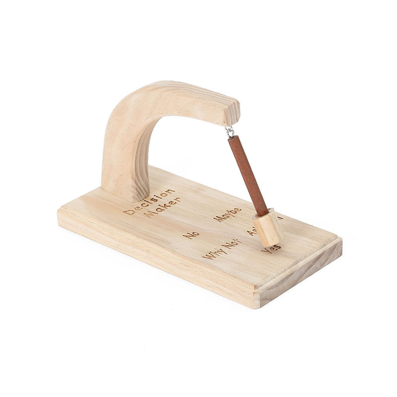 Picture of Cross-border new product Decision Maker Maker carving oak wooden crafts pendant wholesale