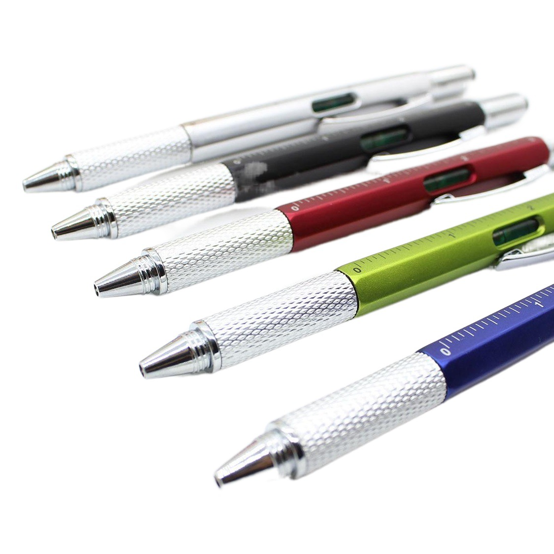 Multi-function screwdriver plastic capacitive touch screen caliper level tool ballpoint pen custom advertising gift pen