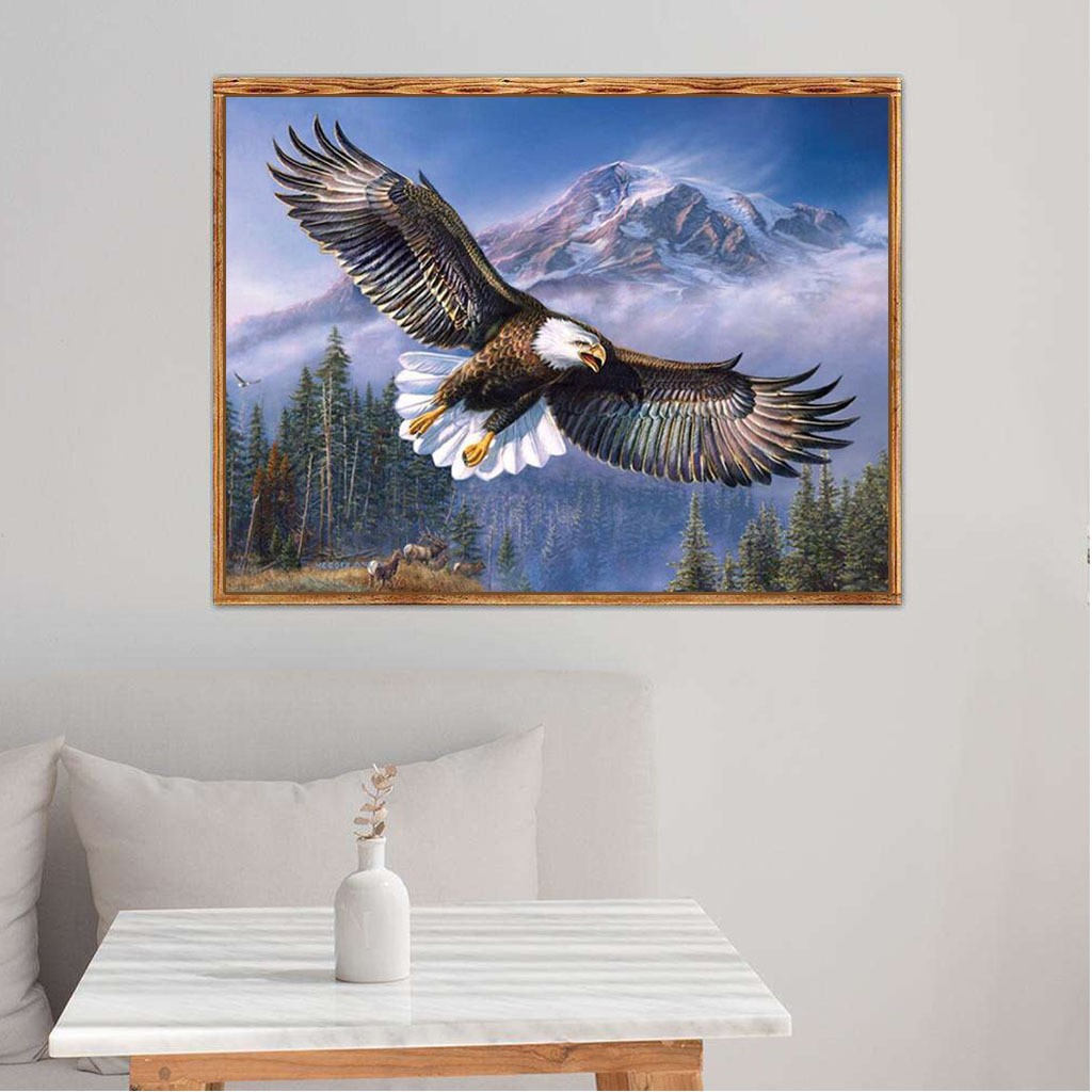 diy full diamond embroidery modern living room painting animal Eagle Diamond painting cross-border manufacturers wholesale a generation of hair