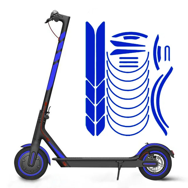 Picture of Suitable for millet M365/1S/Pro electric scooter reflective stickers night warning stickers waterproof stickers personality stickers