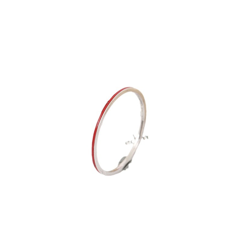 Picture of Niche light luxury titanium steel 1mm ultra fine drip ring titanium steel ring stainless steel index finger tail ring female