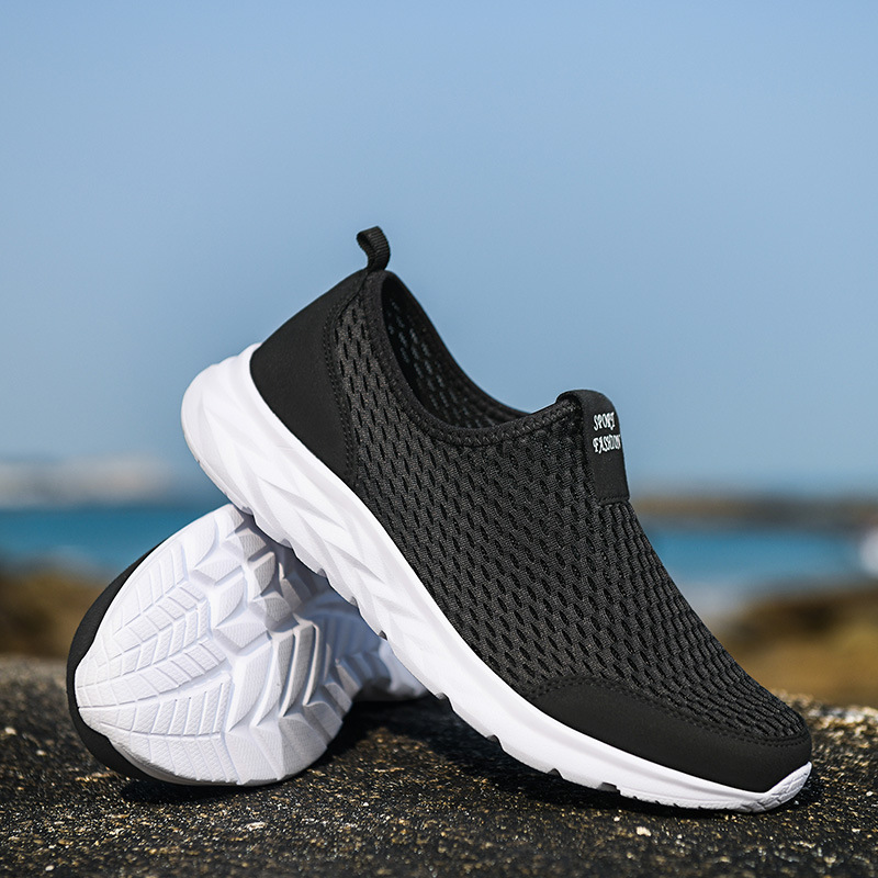 Picture of Cross-border plus size Outdoor Autumn New Couple Casual Mesh Men's Shoes Soft Sole Lightweight Breathable Running Shoes sneaker