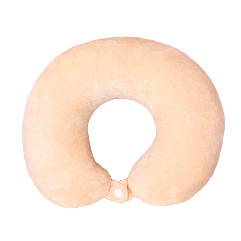 Picture of New PP cotton solid color U-shaped pillow headrest office nap pillow travel rest cervical pillow wholesale