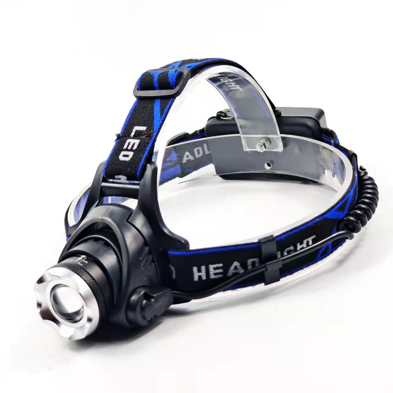 Cross-border outdoor T6 strong light long-shot headlight induction USB charging zoom fishing lamp miner's lamp head lamp wholesale
