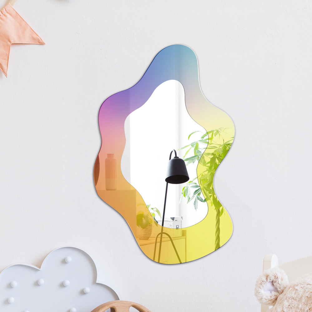 HCJM001 foreign trade magic color mirror acrylic mirror stickers makeup dressing home decoration waterproof mirror table