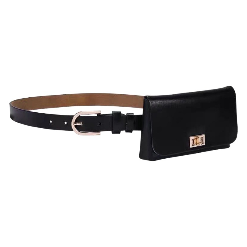 2024 New Ladies Belt Wholesale Cowhide Belt Genuine Leather Waist Bag All-match Decorative Skirt Trouser Belt Women