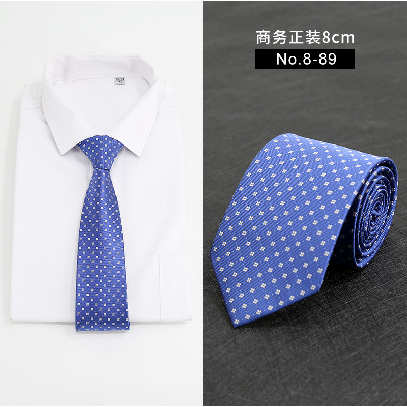 Picture of New Style Tie Men's Formal Business Casual Simple Style Solid Color Striped Arrow-Shaped Tie Manufacturer Ready Stock Wholesale