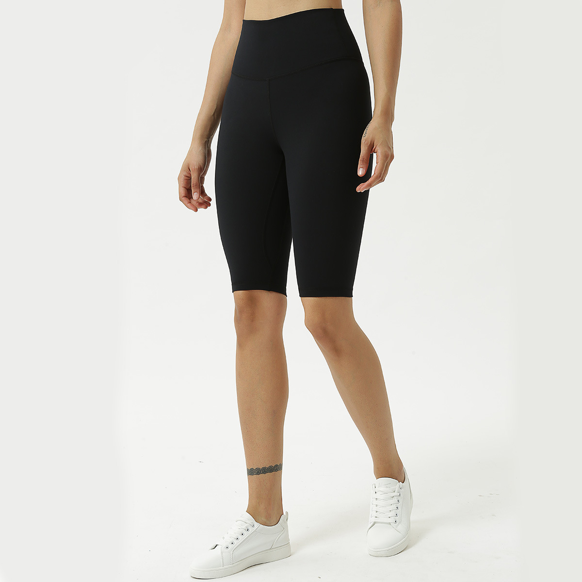 Picture of New Naked Yoga Pants Women's Double-sided Sanding Yoga Pants Running Fitness Hip Lifting Pants Women