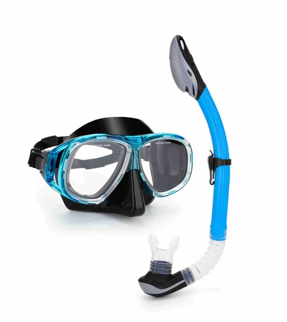 Picture of Wave Promotion Professional Snorkeling Two-Piece Equipment Diving Goggles Snorkel Snorkel Large Frame Large Field of View