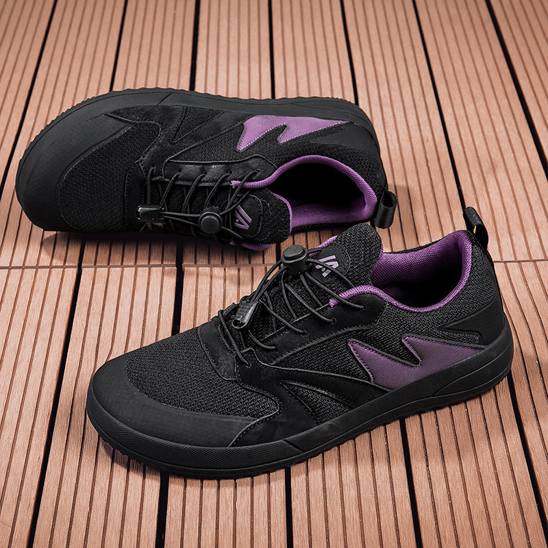 2024 cross-border barefoot shoes wide head sports leisure men's shoes fitness training shoes breathable non-slip lightweight running shoes generation