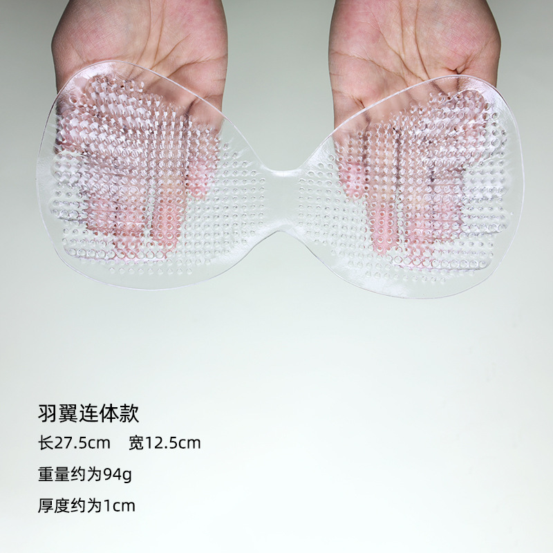 Picture of Beehive Chest Pad Breathable Thickened Swimsuit Silicone Self-adhesive Small Chest Enlarged Chest Patch Yoga Suit Anti-expansion Transparent Insert