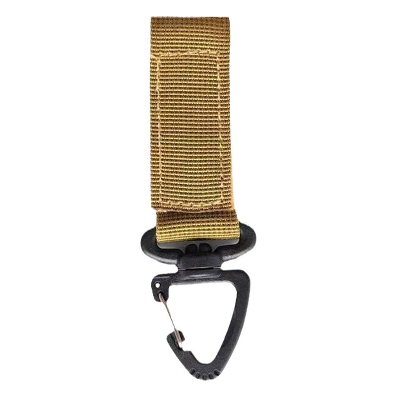 Picture of Outdoor Tactical 360-degree rotating triangle buckle multifunctional carabiner D-type hanging ring keychain