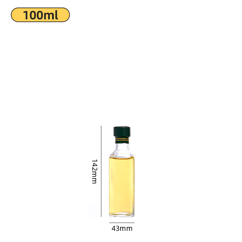 Picture of Wholesale glass oil bottle olive oil bottle 500ml sesame oil bottle thickened transparent edible oil empty bottle packaging glass bottle
