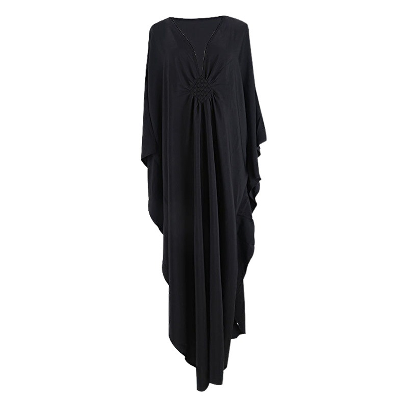 European and American New Arrival Middle Handmade Long Skirt Beach Blouse Holiday Robe Bikini Swimsuit Exterior Blouse Sun Protection Shirt