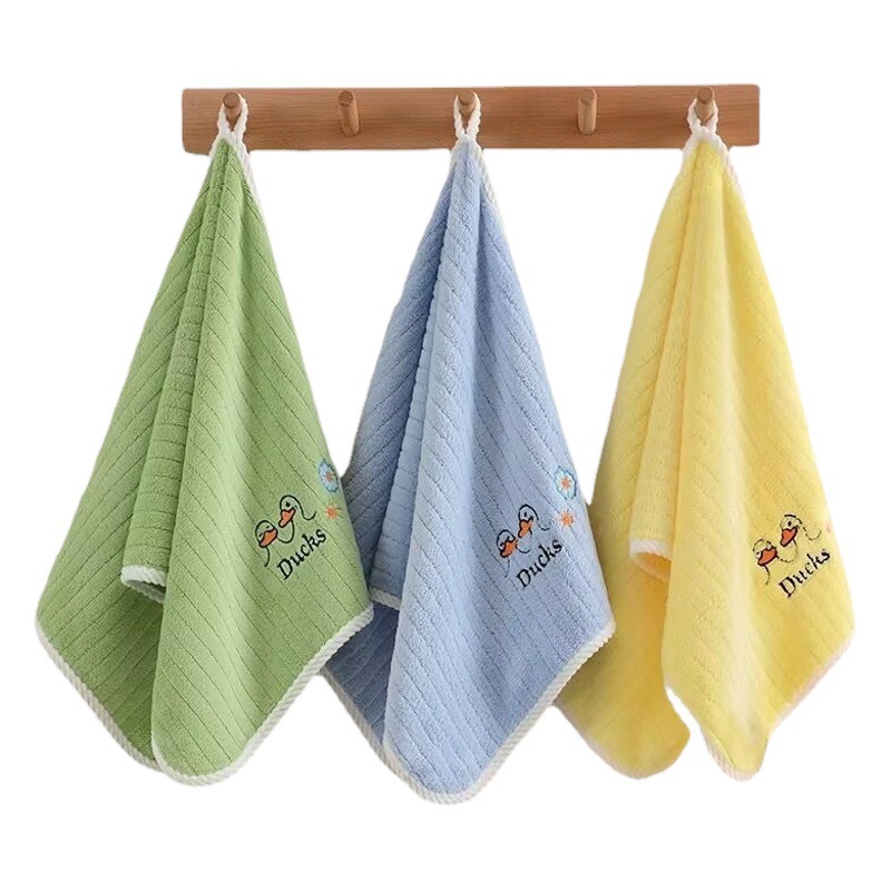 Children's towel wash face male and female baby special bath than cotton cotton soft absorbent household lint wholesale