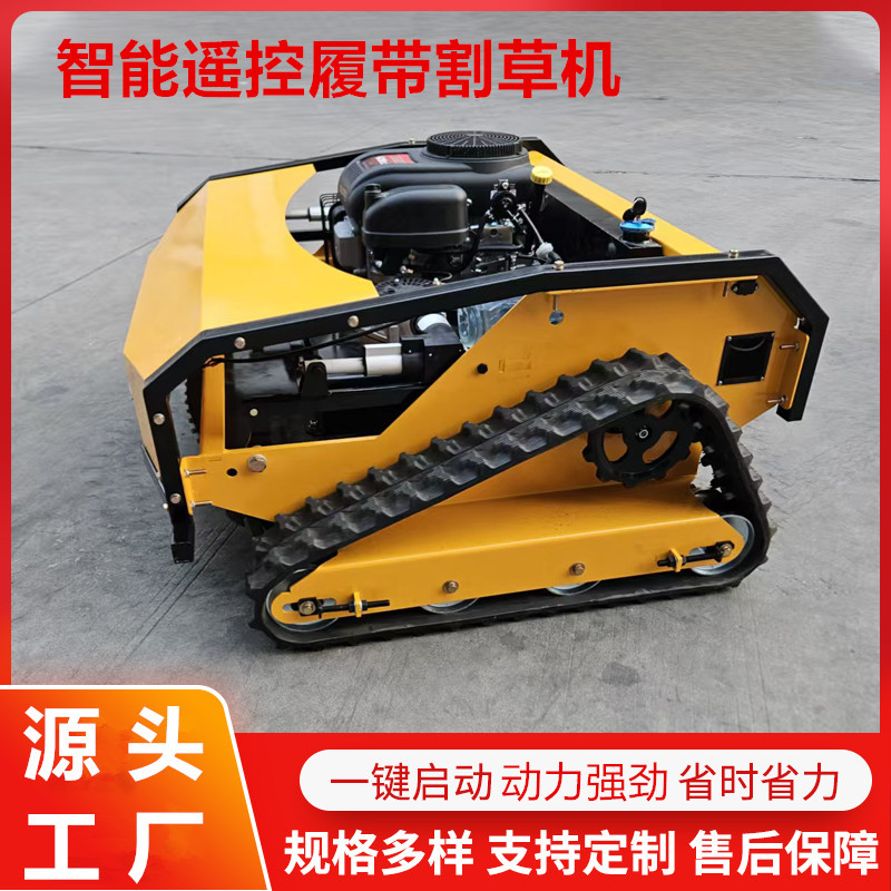 Cross border manufacturer agricultural remote control lawn mower orchard weed weed cutter 22HP 4 stroke intelligent weed mower
