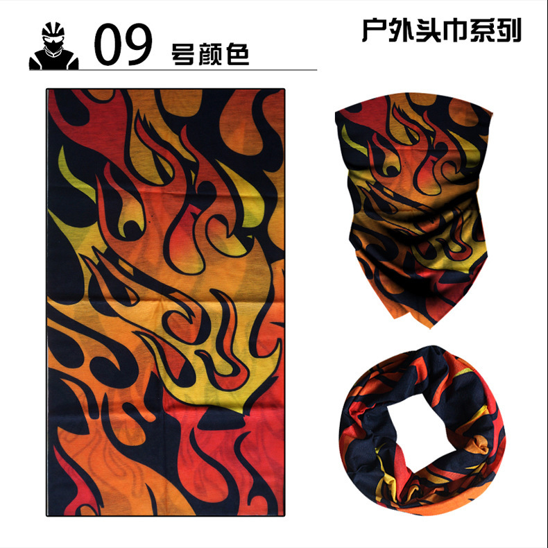Picture of Magic turban windproof mask sunscreen scarf collar changeable scarf riding supplies sports equipment Ice Silk headgear