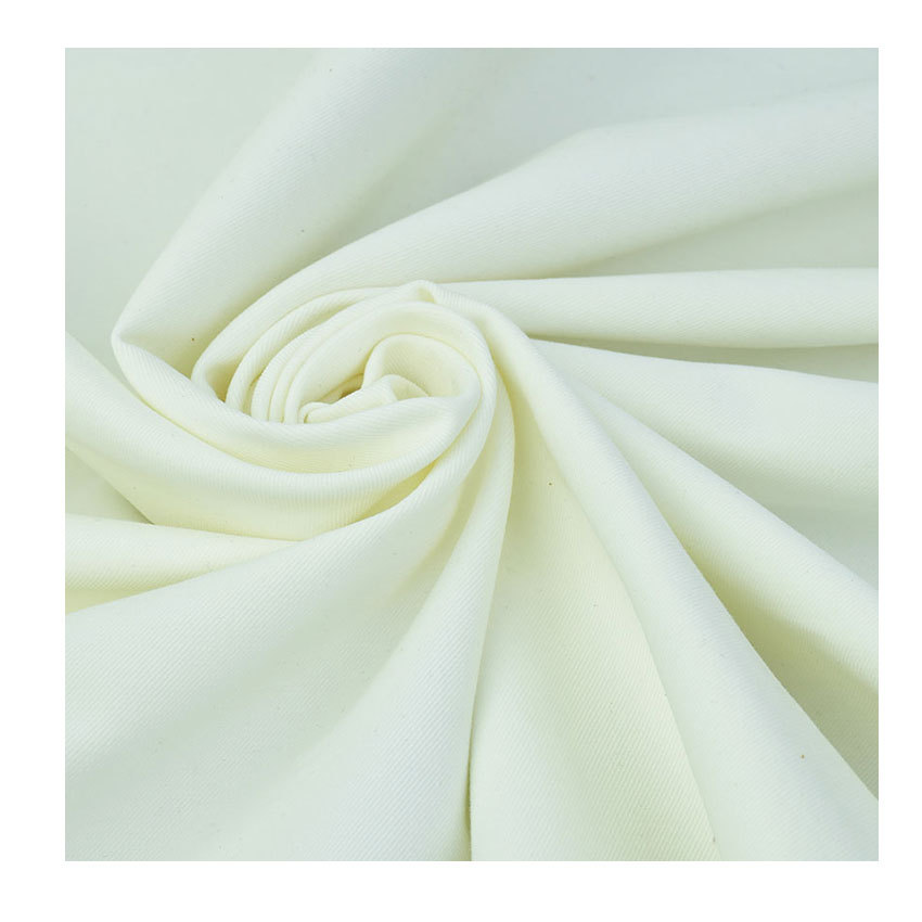 40 twill warp and weft double elastic double-sided double-layer fabric cotton suit fabric 334g stretch double-layer fabric