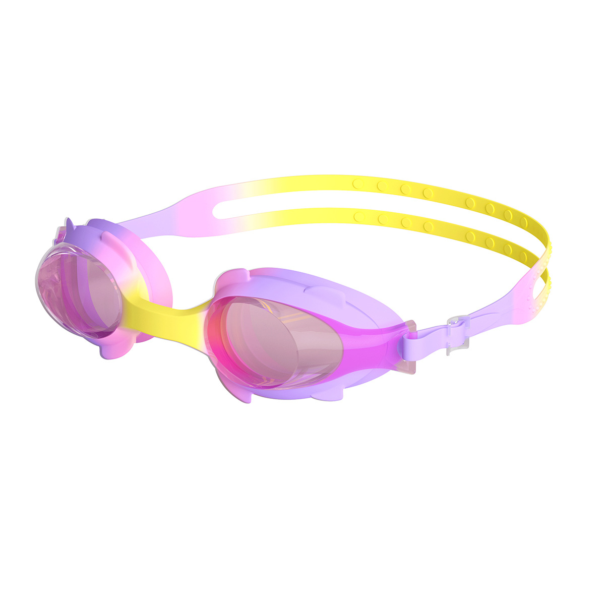 Picture of HD adult swimming goggles men and women anti-fog silicone glasses waterproof swimming equipment flat swimming goggles manufacturers wholesale
