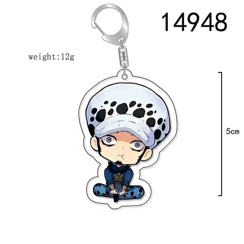 Picture of Cartoon hang one piece peripheral acrylic keychain pendant lufeiqiao barosolon esanzhi Sabo