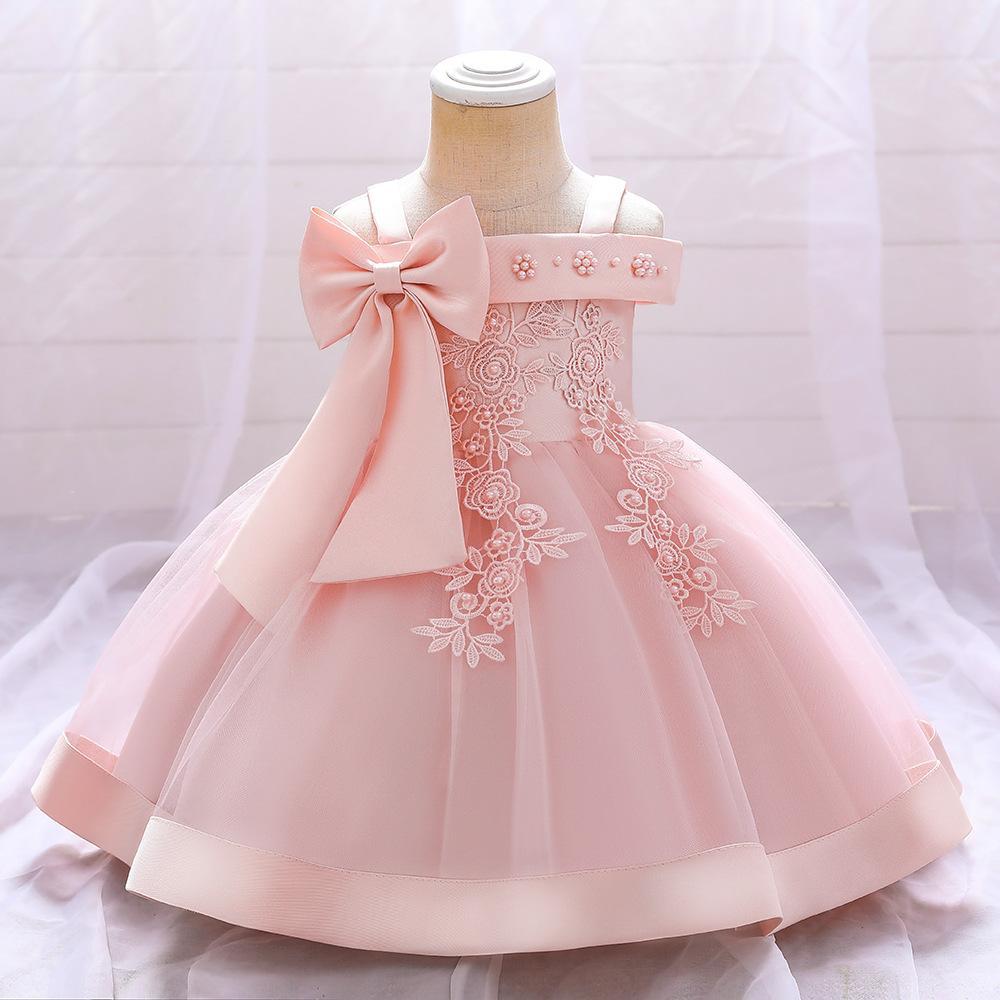Picture of Amazon's Best-Selling Girls' Dress Suspender Children's Dress Beaded Embroidered Princess Dress Mesh Dress Summer New Style