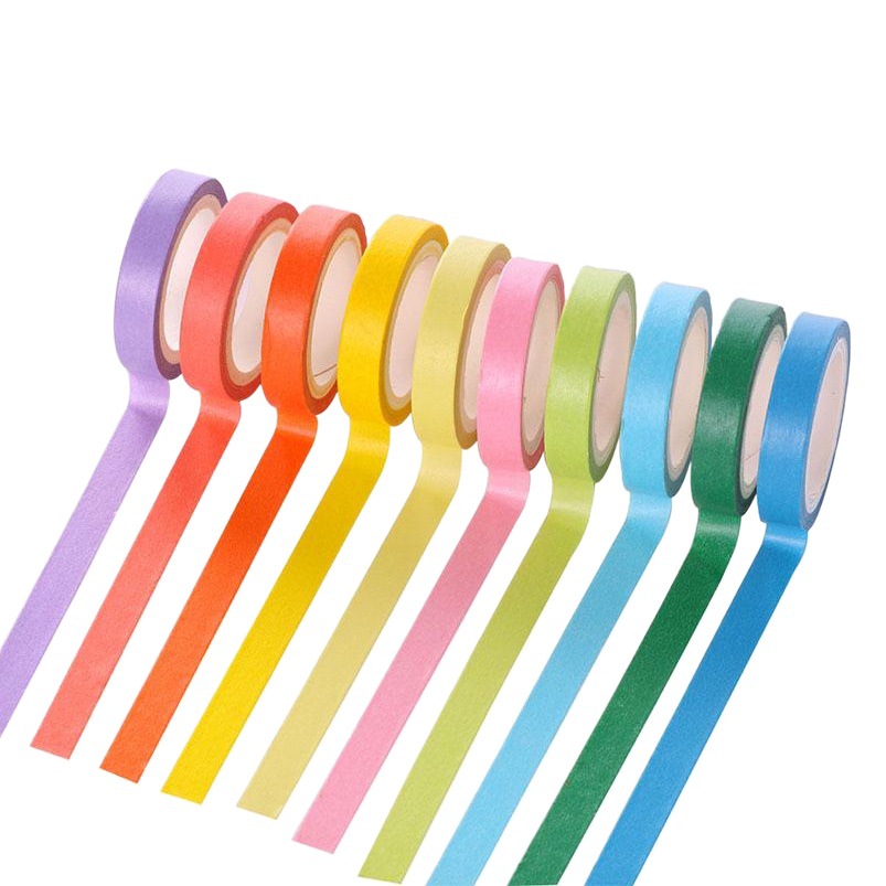 Ogu Agutape Colorful DIY Set Box Candy Colorful Pure Colorful Cute Easy-To-Tear Japanese Paper Rainbow Tape