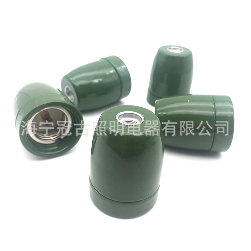 E27 ceramic lamp holder DIY lighting lamp accessories decorative chandelier lamp holder