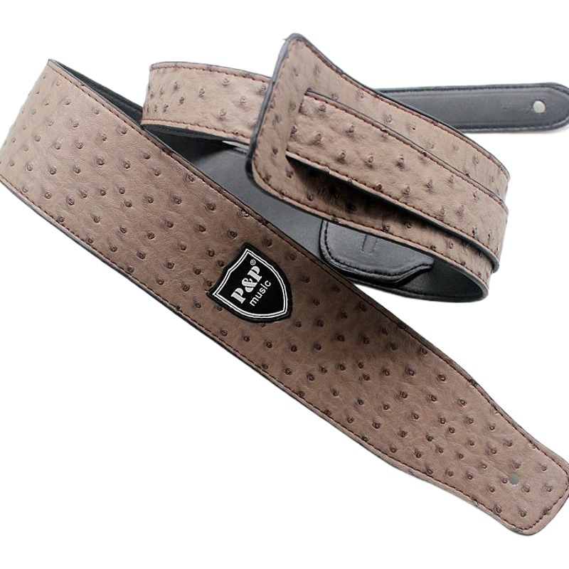 PP wide shoulder strap guitar strap PU leather electric guitar strap leather electric bass strap personalized guitar strap