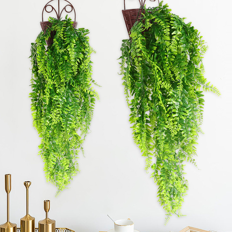 Picture of Amazon Simulation Wall Hanging Persian Grass Rattan Artificial Hanging Fern Vine Hanging Green Plant