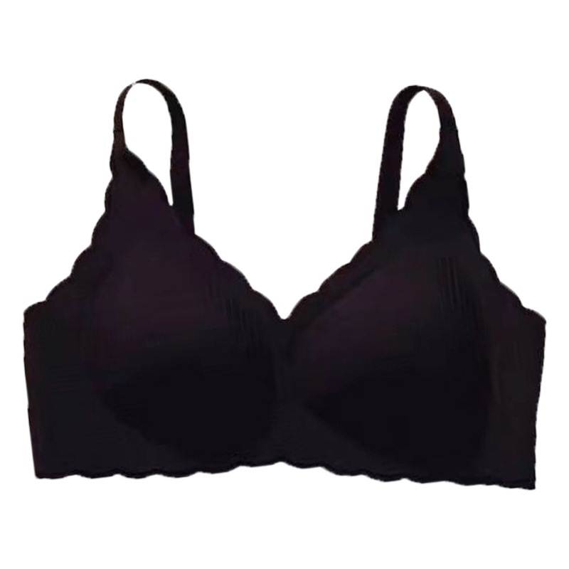 Cross-border Traceless Cloud Underwear Soft Support Sling Wave Small Chest Gathering Auxilary Breast Anti-sagging Bra Wrapping Women