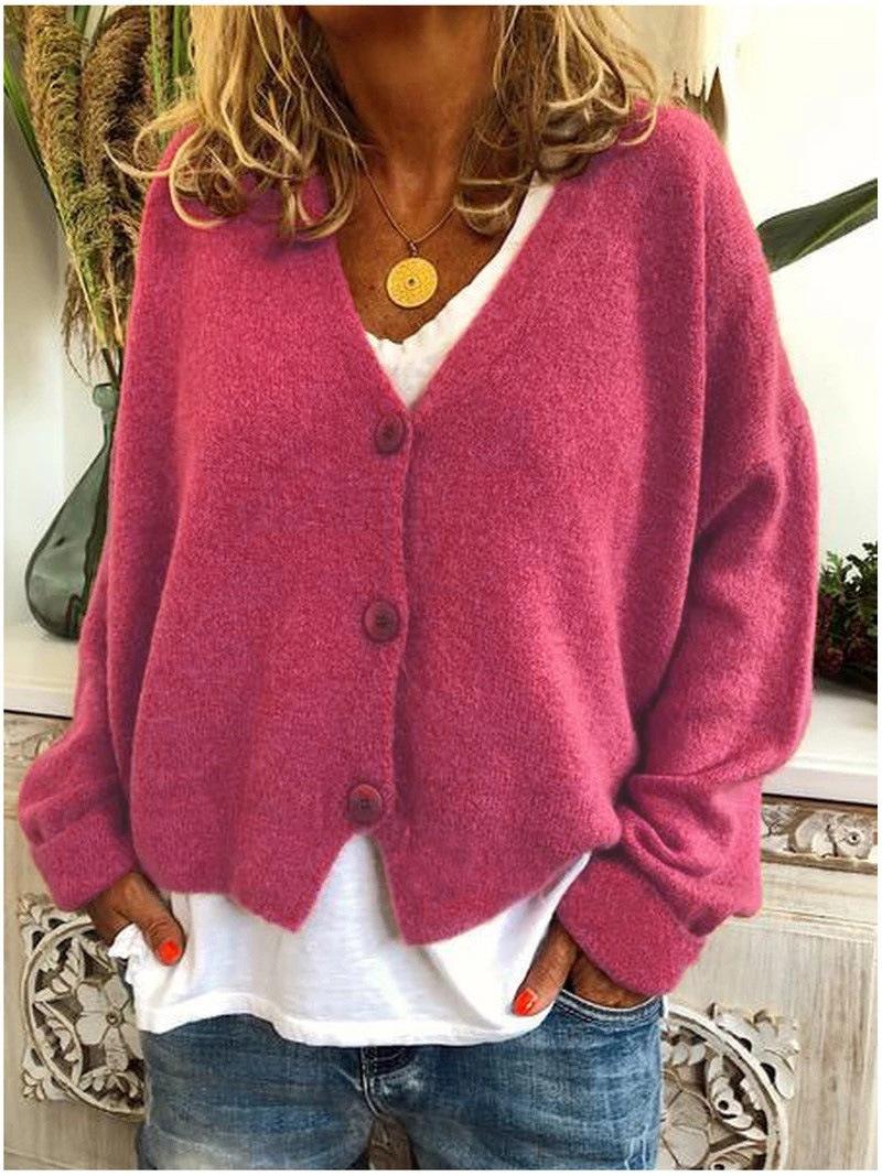 Picture of 2022 Europe and the United States cross-border Women's eBay Amazon wish autumn and winter explosions casual loose sweater knitted cardigan