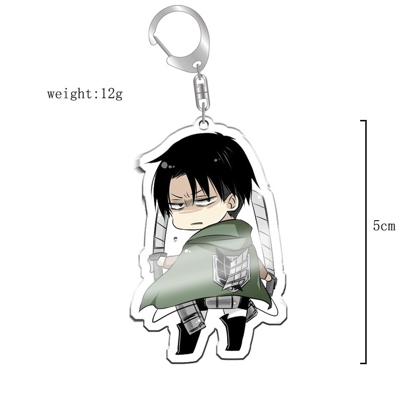Picture of Star anime peripheral acrylic keychain pendant wholesale attack giant creative jewelry gift