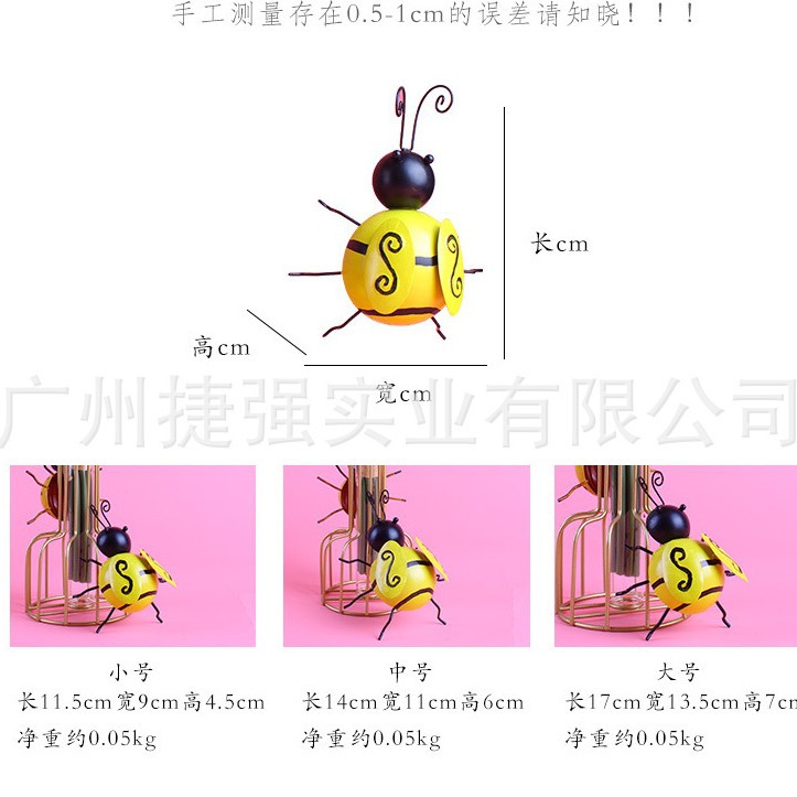 Picture of Amazon New American Country Iron Bee Decoration Nostalgic Wall Decoration Hanging Bee
