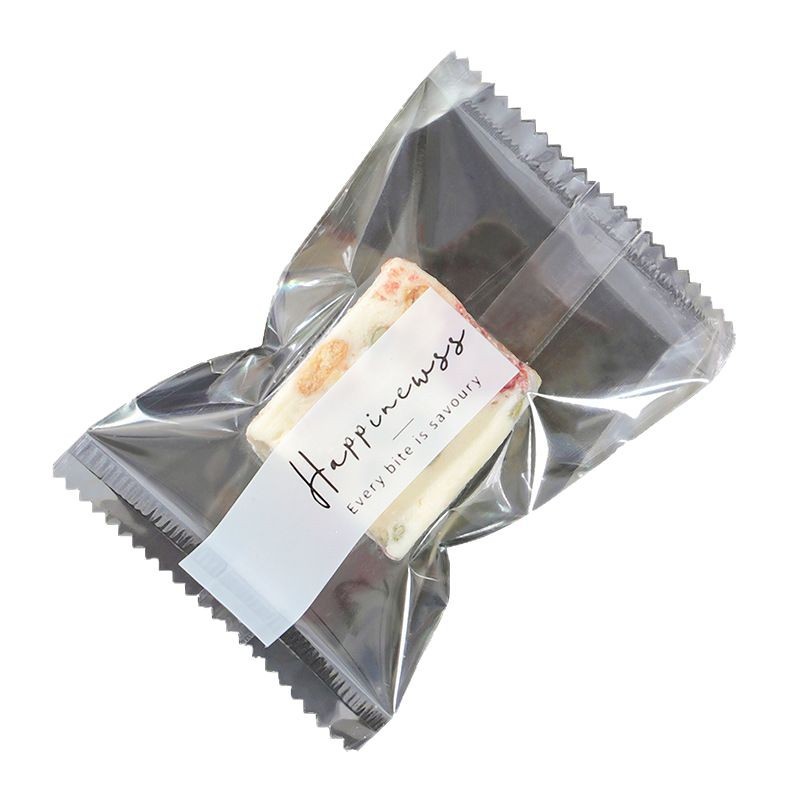 Picture of Snowflake Crisp Packaging Bag Machine-sealed Baking Biscuits Individual Small Bag Cookies Nougat Fruit Box Individual Self-sealing Bag