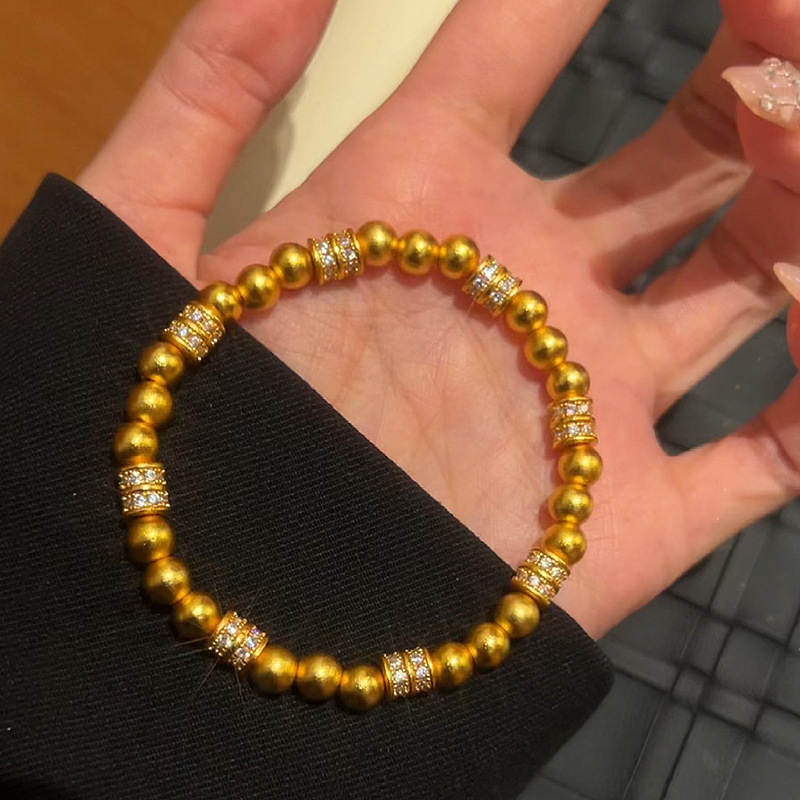 Little Red Riding Book Explosions Gold Running Ring Beaded Bracelet Advanced Sense 2024 New Personality Fashion Exquisite Fashion Hand Jewelry