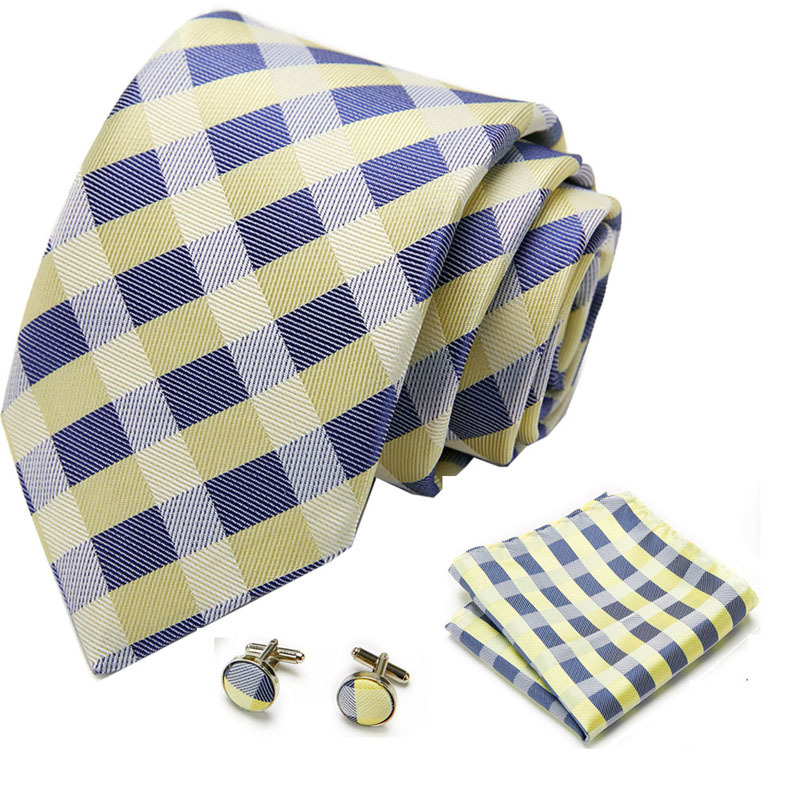 Picture of New Tie in Stock Cross-Border Hot Selling Tie Manufacturer Business Men's Formal Tie Set Ready-Made Fashion Accessories
