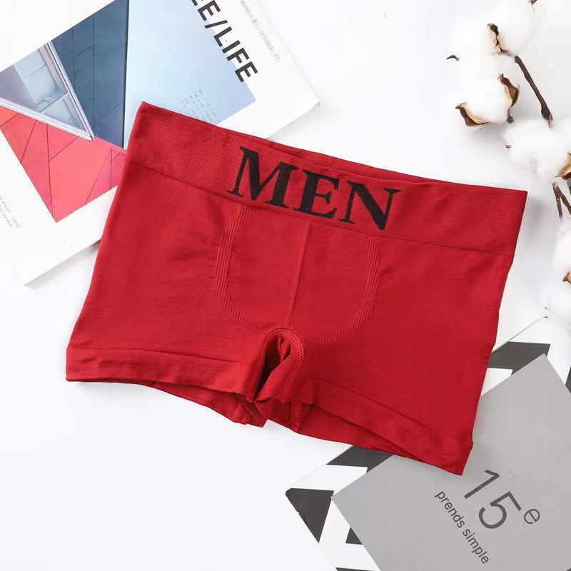 Picture of Southeast Asian cross-border nude MEN's MEN's underwear MEN's boxers mid-waist seamless comfortable breathable trendy boxers