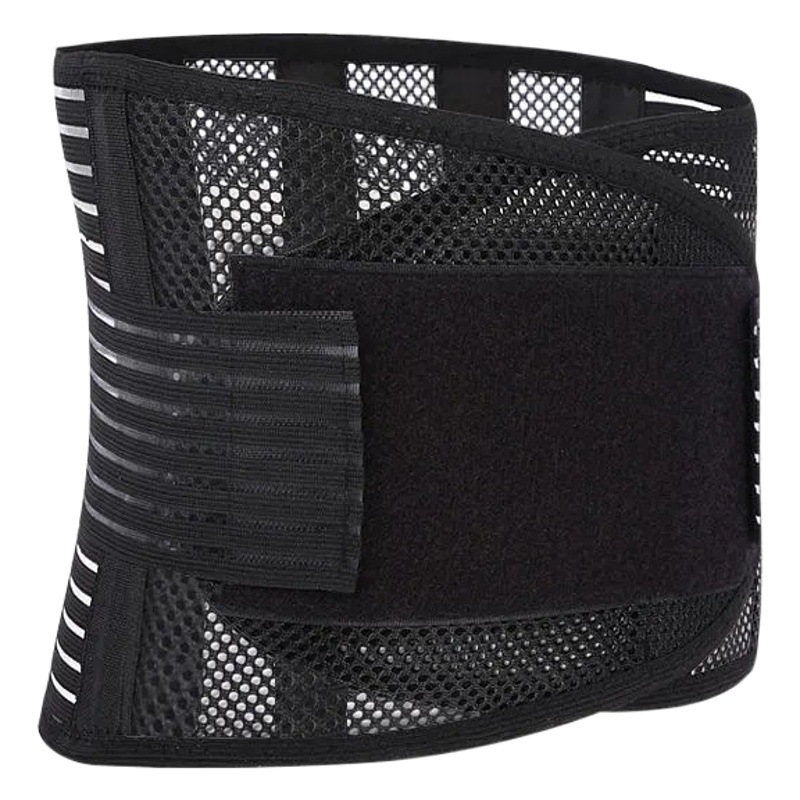 Belt Waist Plate Protruding Fixed Belt Steel Plate Support Waist Abdominal Summer Thin Breathable Waist Support for Men and Women