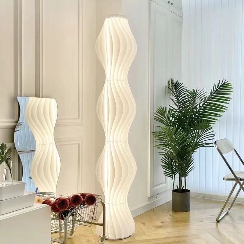 New Internet celebrity skirt floor lamp living room sofa side decoration ambient light design bedroom vertical table lamp factory