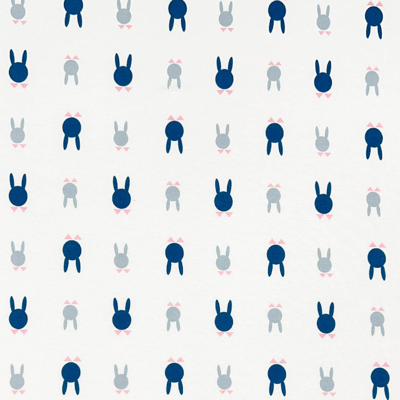 Picture of Baby Fabric 40S Cotton Printed Cotton Wool Knitted Double-sided Fabric Fabric Home Clothes Baby Clothes Fabric