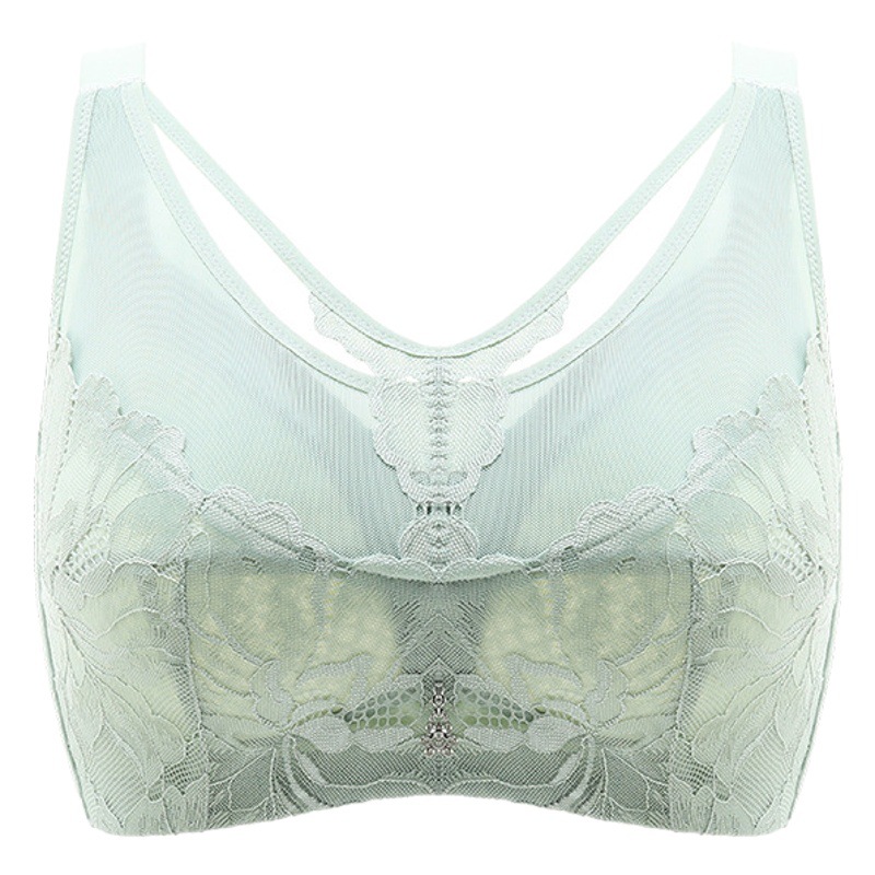Women's underwear slimming thin big chest slimming wireless summer push up breast-collecting anti-sagging bra