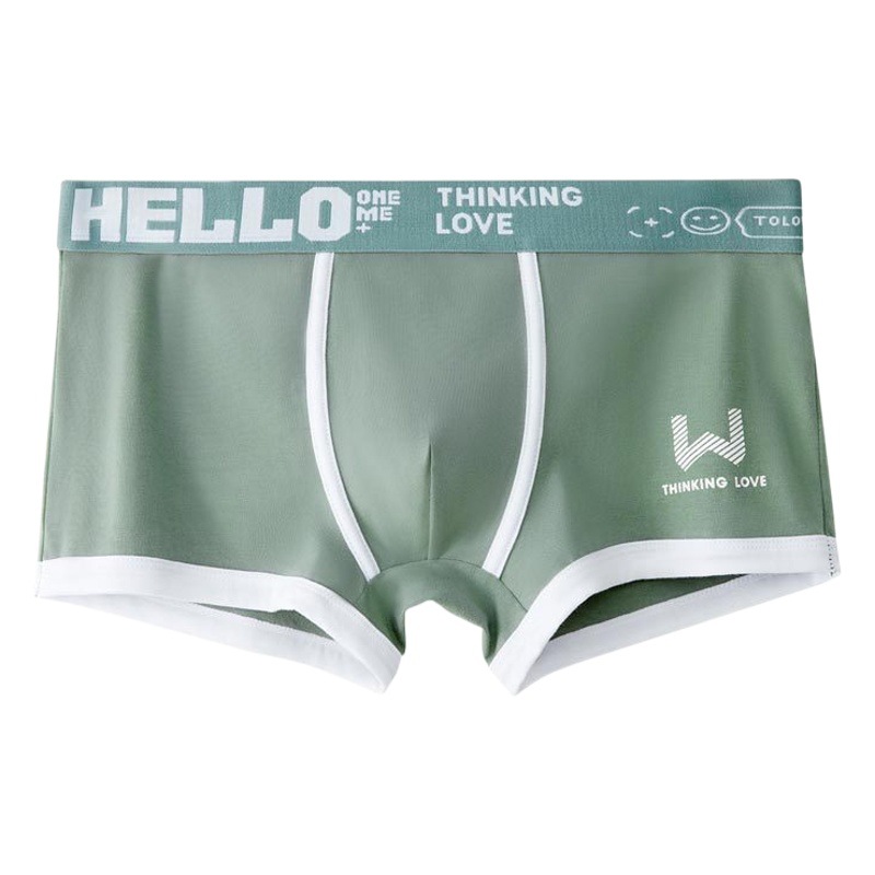 Men's Underwear Pure Cotton Summer Sports Breathable Boxer Briefs Youth Large Size Boxer Shorts Pure Cotton Underwear for Men