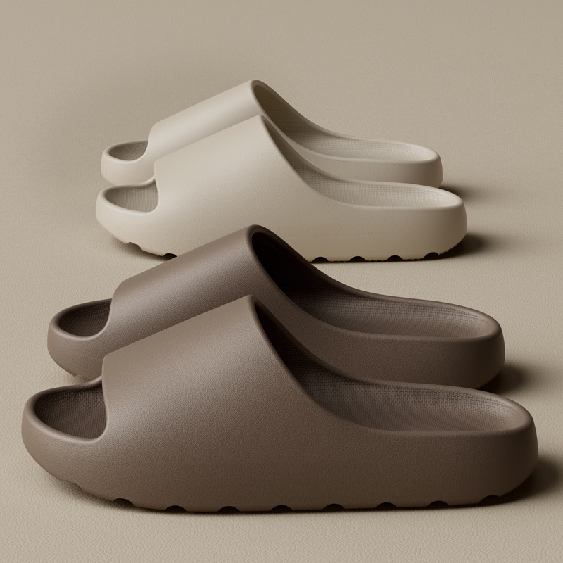 2024 Cross-border Coconut Slippers Men's Sports Outdoor Wear Home Dung Feeling Thick-soled EVA Sandals and Slippers Women's Foreign Trade