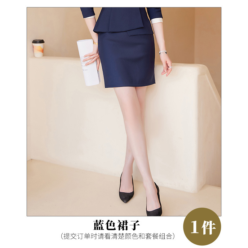Picture of Temperament Suit Women's Long-sleeved Professional Suit Manager Dress Jewelry Store Work Clothes Teacher Interview Suit Two-piece Suit