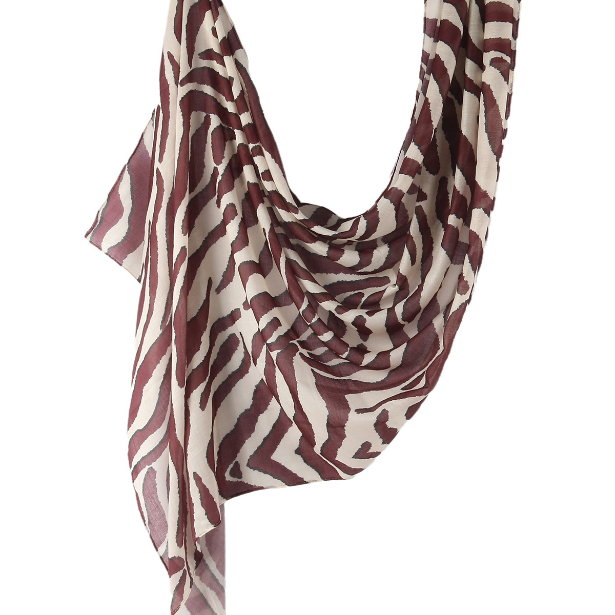 Picture of Best-Selling Watercolor Tie-Dye Cotton Scarf Arabian Satin Polyester Long Scarf Turkish Middle Eastern Scarf