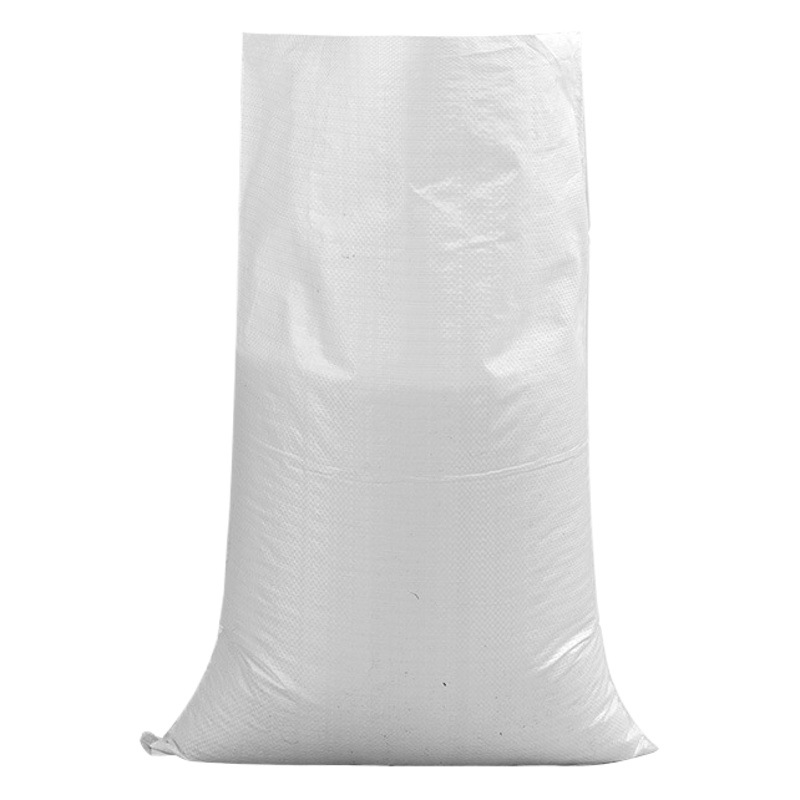 White plastic woven bag wholesale thickened fertilizer feed snakeskin bag express logistics preparation packing bag customization