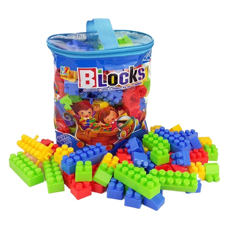 Cross-border manufacturers directly supply children's large particle building blocks baby puzzle DIY assembled kindergarten toys wholesale