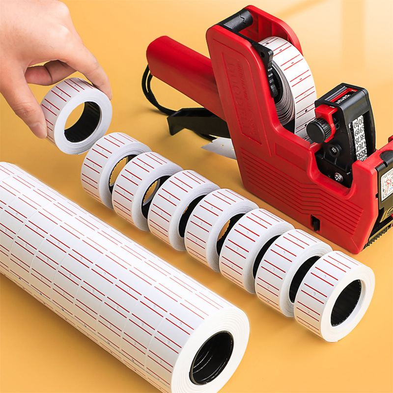 Label sticker price coding machine paper roll price tag paper printer price tag price tag self-adhesive product