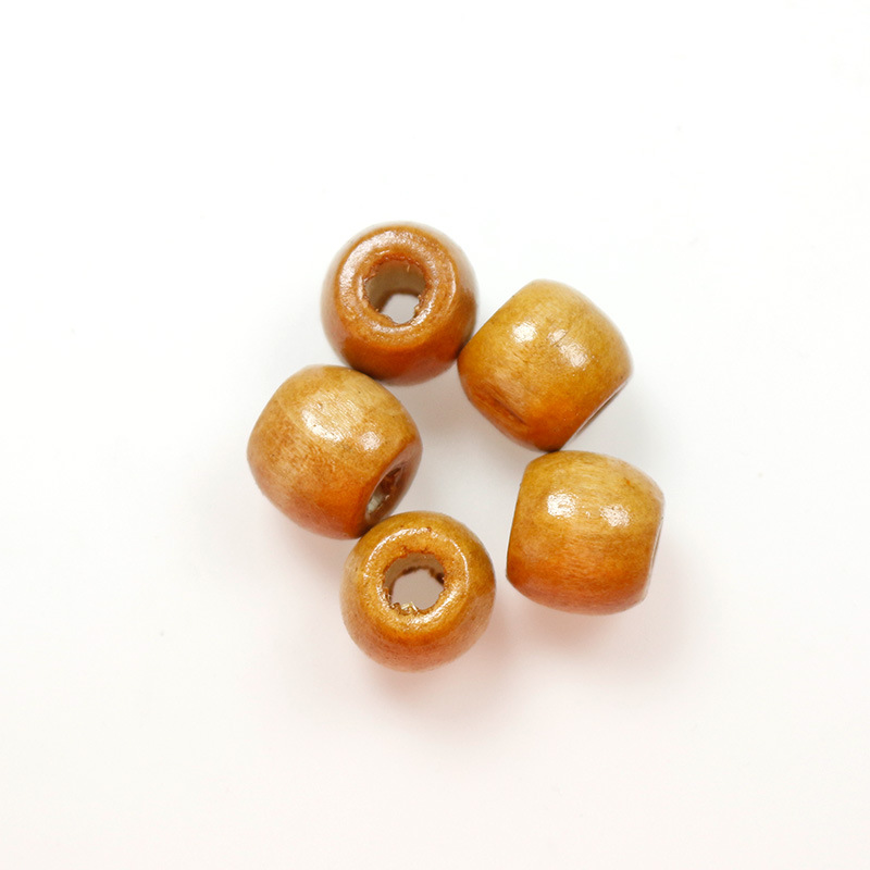 Picture of Maple Loose Beads Beaded Seat Cushion Packaging Clothing Accessories Bundle Flap Pocket Pants Large Hole Wood Beads DIY Handmade Beads